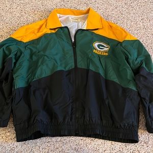Nylon Green Bay Packer Jacket 2XL